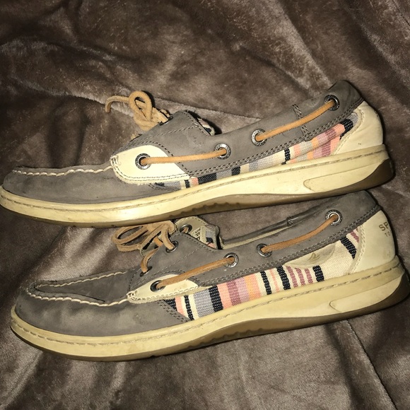 Sperry Shoes - Sperry Striped Topsiders
